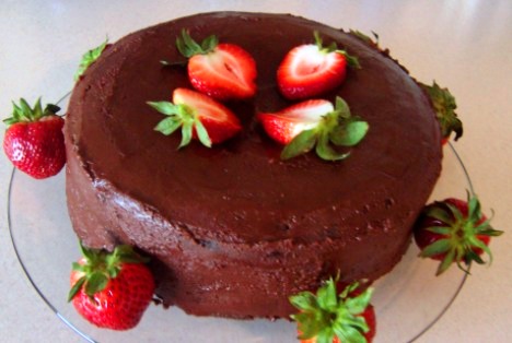 Vegan Birthday Cake on Fudgy  Double Layer Vegan Chocolate Cake  Perfect For A Birthday Cake