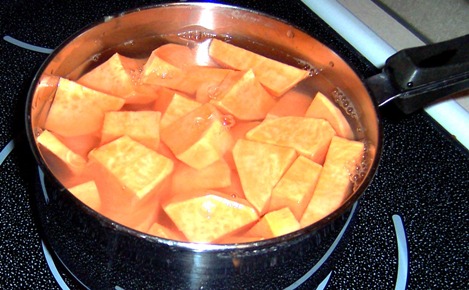 Black-Eyed Peas and Sweet Potato Dish