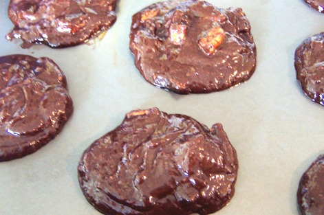 Chocolate Caramel Pecan Clusters