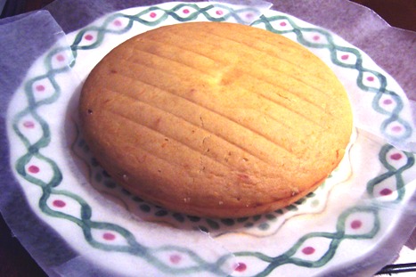 Orange Cake with Lemon Icing