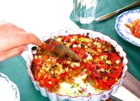 Tomato Rice Tart