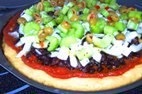 Crazy Vegan Black Bean Pizza