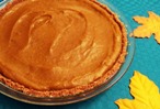 No-Bake Pumpkin Pie with Gluten Free Cookie Crust