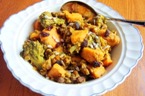 Healthy Sweet Potato Broccoli and Lentil Stew